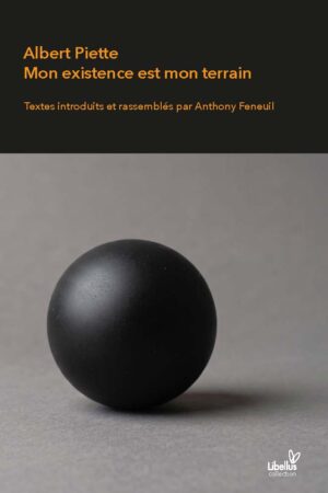 Albert Piette. Mon existence est mon terrain