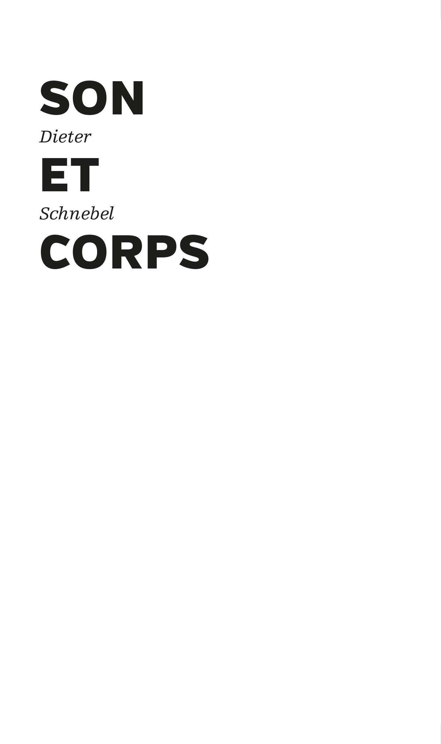 Son et corps